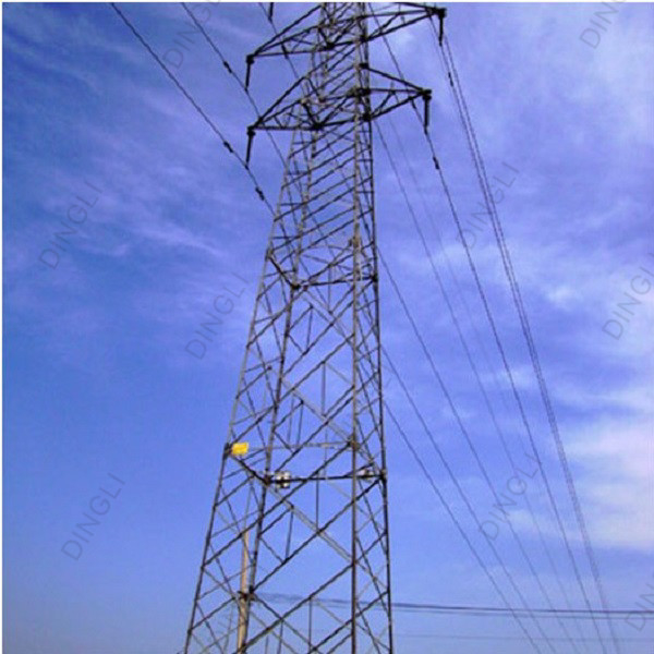 Transmission Line Electric Power Angle Steel Tubular Tower 10M-100M